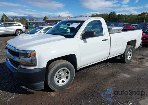 2017 Chevrolet Silverado 1500 Wt из США, поврежденный, VIN 1GCNCNEH0HZ252038
